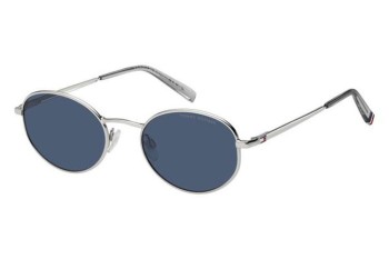 Okulary przeciwsłoneczne Tommy Hilfiger TH2219/S 010/KU Owalne Srebrne