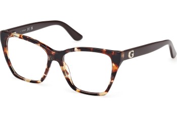 Okulary korekcyjne Guess GU50235 052 Kwadratowe Havana Okulary korekcyjne Guess GU50235 052 Kwadratowe Havana