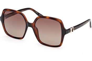 Okulary przeciwsłoneczne Guess GU00190 52H Polarized Kwadratowe Havana