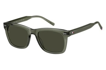 Okulary przeciwsłoneczne Tommy Hilfiger TH2184/S 1ED/70 Kwadratowe Zielone