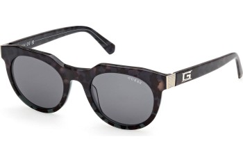 Solbriller Guess GU00214 98V Rund Havana