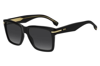 Okulary przeciwsłoneczne BOSS BOSS1745/S 807/1I Polarized Kwadratowe Czarne