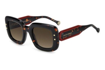 Okulary przeciwsłoneczne Carolina Herrera HER0313/S 086/HA Kocie oczy Havana