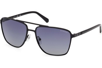 Zonnebril Guess GU00210 02D Polarized Vierkant Zwart