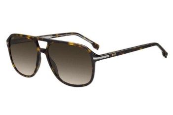 Okulary przeciwsłoneczne BOSS BOSS1751/S 086/HA Kwadratowe Havana Okulary przeciwsłoneczne BOSS BOSS1751/S 086/HA Kwadratowe Havana
