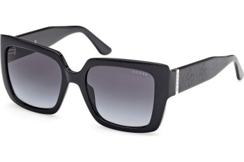 Okulary przeciwsłoneczne Guess GU00200 01B Kocie oczy Czarne