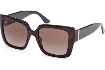 Okulary przeciwsłoneczne Guess GU00200 52F Kocie oczy Havana