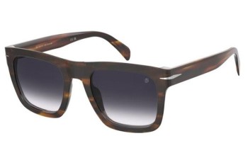 Zonnebril David Beckham DB7000/SFLAT WR9/DG Rechthoekige Havana