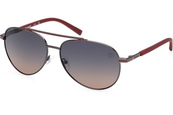 Слънчеви очила Timberland TB00039 06D Polarized Пилотни Сива