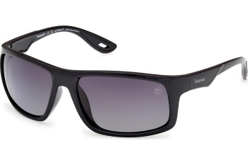 Zonnebril Timberland TB00034 01D Polarized Rechthoekige Zwart