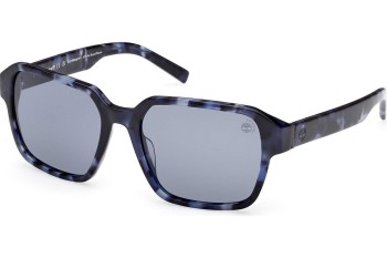 Solbriller Timberland TB00043 56D Polarized Firkantet Blå