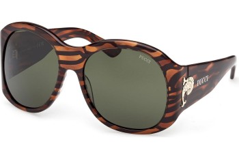 Ochelari de soare Emilio Pucci EP0233 56N Rotunzi Havana