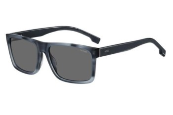 Solbriller BOSS BOSS1760/G/S 38I/M9 Polarized Firkantet Blå