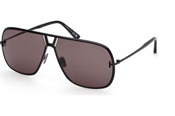 Solbriller Tom Ford Stavros FT1204 01A Firkantet Sort