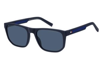 Zonnebril Tommy Hilfiger TH2200/S PJP/KU Vierkant Blauw