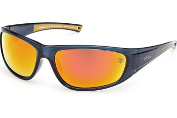 Okulary przeciwsłoneczne Timberland TB00033 90D Polarized Kocie oczy Niebieskie