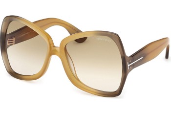 Zonnebril Tom Ford Jerry FT1222 41F Cat Eye Geel