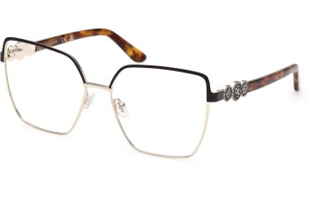 Okulary korekcyjne Guess GU50229 049 Kocie oczy Brązowe