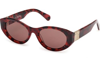 Okulary przeciwsłoneczne Max&Co. MO0123 54E Kocie oczy Havana