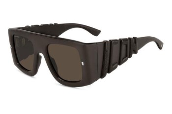 Слънчеви очила Dsquared2 ICON0024/S YZ4/70 Квадратни Кафява