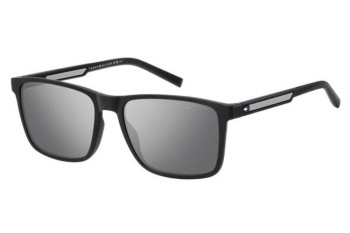 Okulary przeciwsłoneczne Tommy Hilfiger TH2201/S 08A/TI Kwadratowe Czarne