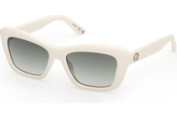 Ochelari de soare Guess GU00195 21P Cat Eye Albi