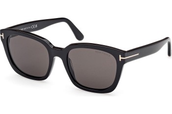 Aurinkolasit Tom Ford Haylay FT1216 01A Kulmikkaat Musta