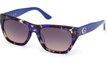 Okulary przeciwsłoneczne Guess GU00203-H 92F Kocie oczy Havana