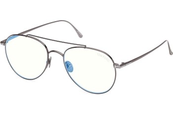 Okulary korekcyjne Tom Ford FT6040-B 008 Pilotki (Aviator) Szare