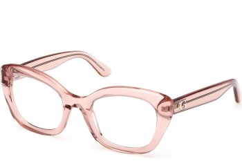 Okulary korekcyjne Guess GU50225 072 Kocie oczy Różowe