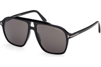 Okulary przeciwsłoneczne Tom Ford Autari FT1209 01A Kwadratowe Czarne