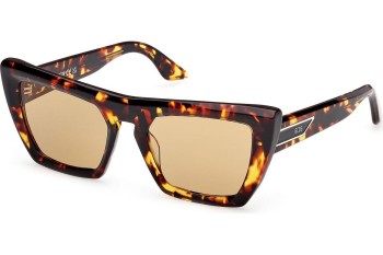 Solbriller GCDS GD0065 52J Cat Eye Havana