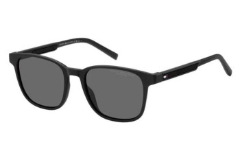 Okulary przeciwsłoneczne Tommy Hilfiger TH2202/S 807/M9 Polarized Kwadratowe Czarne