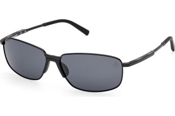 Слънчеви очила Timberland TB00041 02D Polarized Правоъгълни Черна