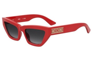 Okulary przeciwsłoneczne Moschino MOS182/S C9A/9O Kocie oczy Czerwone