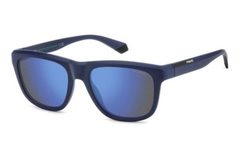 Zonnebril Polaroid PLD2163/S FLL/5X Polarized Vierkant Blauw