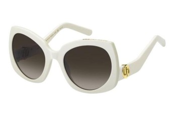 Napszemüvegek Marc Jacobs MARC808/S SZJ/HA Cat Eye Fehér