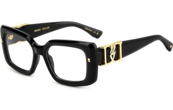 Okulary korekcyjne Dsquared2 D20171 807 Kocie oczy Czarne