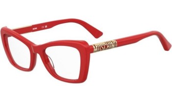 Okulary korekcyjne Moschino MOS649 C9A Kocie oczy Czerwone