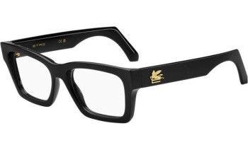 Brillen Etro ETRO0082 807 Cat Eye Zwart