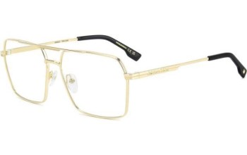 Okulary korekcyjne Dsquared2 D20157 000 Kwadratowe Złote