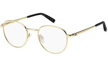 Okulary korekcyjne Tommy Hilfiger TH2222 J5G Okrągłe Złote