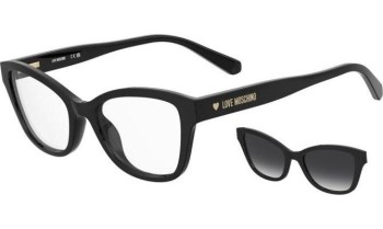 Okulary korekcyjne Love Moschino MOL657/C/TN 807/17 Kocie oczy Czarne Okulary korekcyjne Love Moschino MOL657/C/TN 807/17 Kocie oczy Czarne