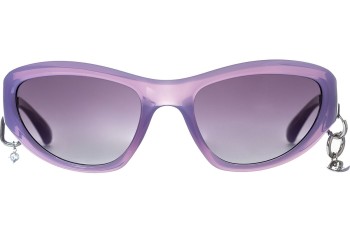 Solbriller OiO by eyerim Meteor Lilac Amethyst @operenecholec Enkelt lense | Shield Lilla