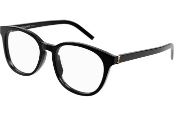 Okulary korekcyjne Saint Laurent SLM111/F 001 Okrągłe Czarne