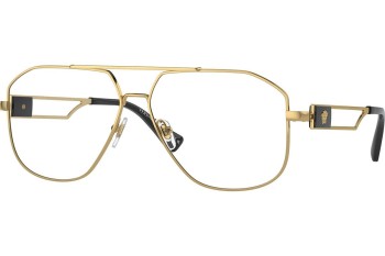 Briller Versace VE1287 1002 Pilot Guld