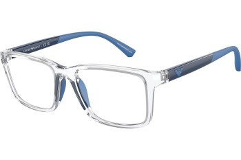 Okulary korekcyjne Emporio Armani EA3203 5893 Prostokątne Przezroczyste