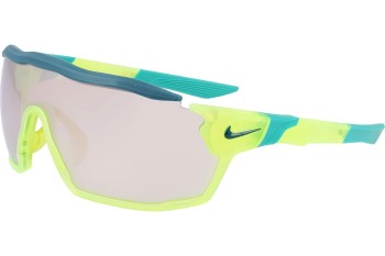 Okulary przeciwsłoneczne Nike Show X Rush E DZ7369 702 Pojedyncze | Shield Zielone