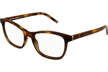 Okulary korekcyjne Saint Laurent SLM121 002 Nieregularny Havana