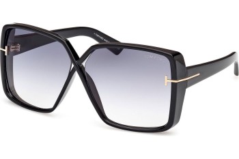 Okulary przeciwsłoneczne Tom Ford FT1117 01B Kwadratowe Czarne